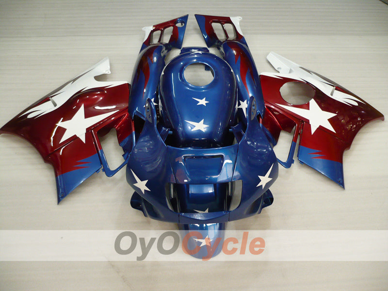Kit de carénages pour Honda CBR600 F2 91-94 - Rouge, bleu - Style d'origine #OYO87903072 Image secondaire du produit