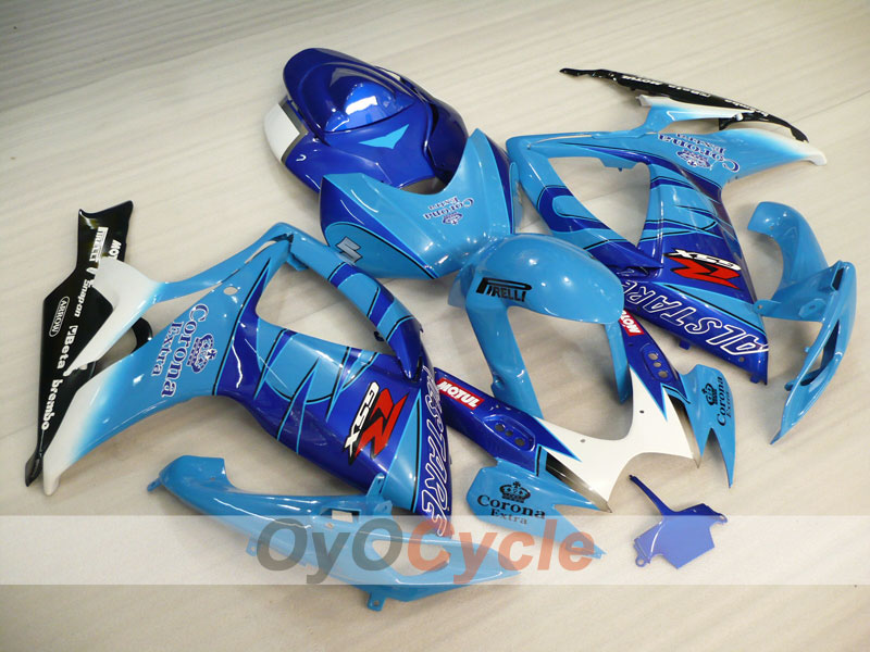 Kit de carénage à injection pour GSX R600 06-07 - Bleu, Noir - Corona, MOTUL #OYO87901427 Image principale du produit