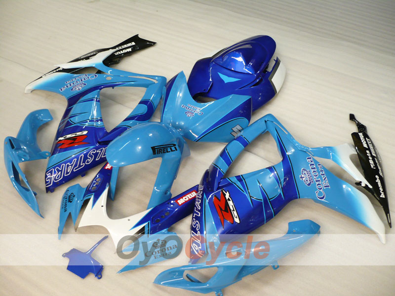 Kit de carénage à injection pour GSX R750 06-07 - Bleu, blanc - Corona #OYO87901153 Image principale du produit