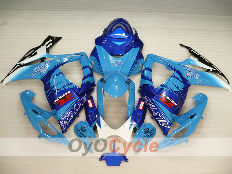 Kit de carénage injecté pour GSX R750 06-07 - Bleu - Corona #OYO87901261