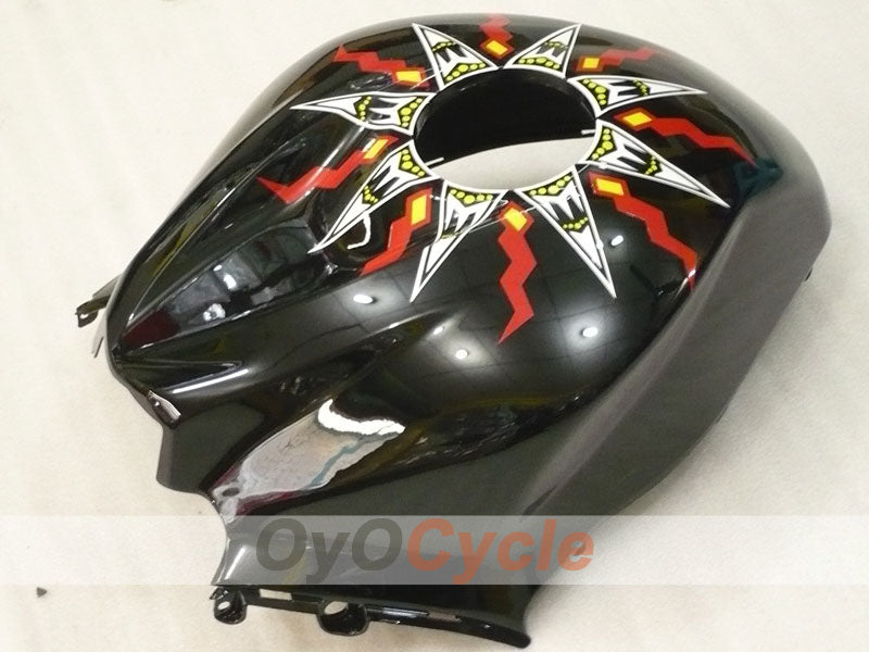Kit de carénage à injection pour CBR600RR 09-12 - Orange, Noir - Rossi #OYO87900461