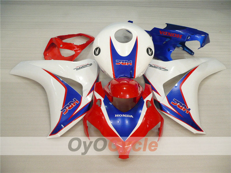 Kit de carénage injecté pour CBR1000RR 08-11 - Rouge, Blanc - Style usine #OYO87900704