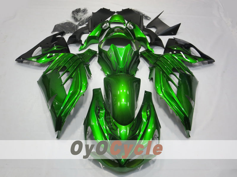 Kit de carénage injecté pour NINJA ZX-14R 12-25 - Vert - Flamme #OYO87914624 Image secondaire du produit