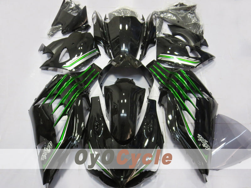 Kit de carénage injecté pour NINJA ZX-14R 12-25 - Vert, Noir - Autre #OYO87914621 Image principale du produit
