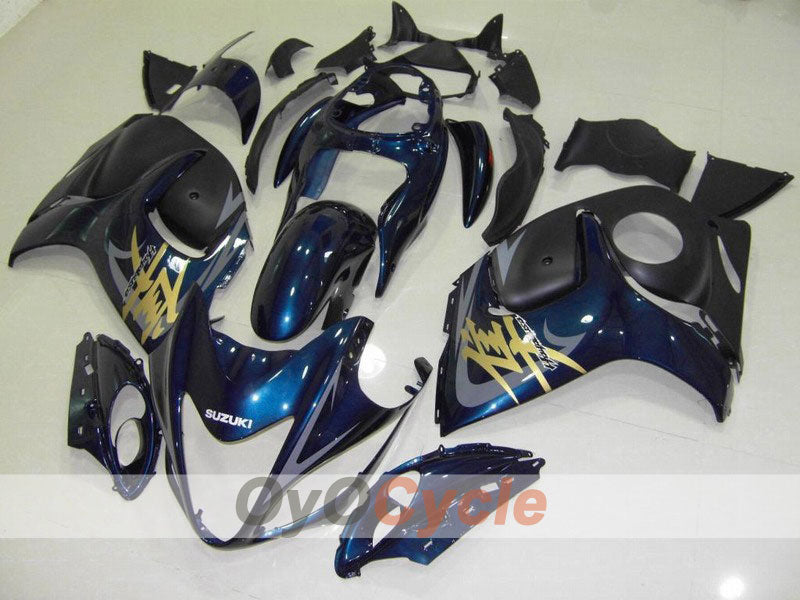 Kit de carénages d'injection pour GSXR1300 Hayabusa 08-20 - Bleu, noir - Style d'origine #OYO87902652 Image principale du produit