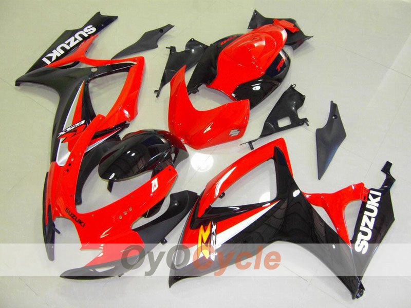 Kit de carénage à injection pour GSX R750 06-07 - Rouge, noir - Style d'origine #OYO87901322 Image principale du produit