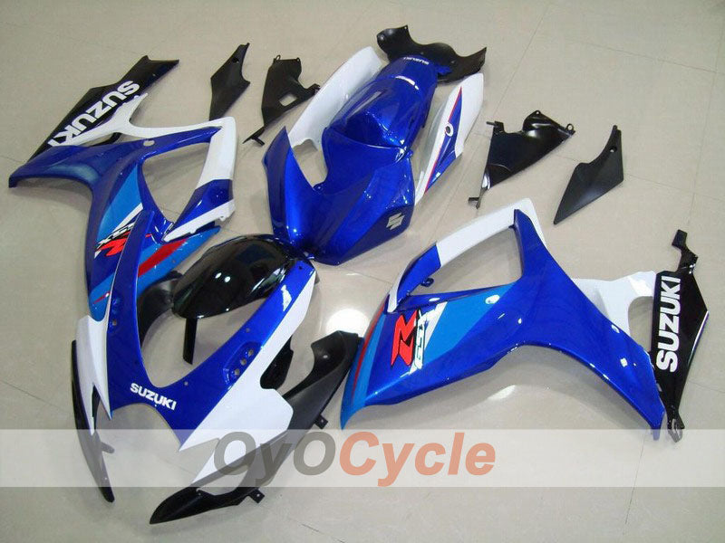 Kit de carénage à injection pour GSX R750 06-07 - Bleu, blanc - Style d'origine #OYO87901324 Image principale du produit