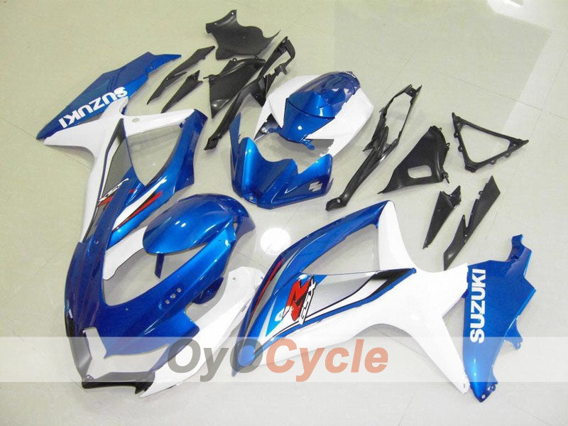Kit de carénage à injection pour GSX R600 08-10 - Bleu, Blanc - Style d'origine #OYO87901651 Image principale du produit
