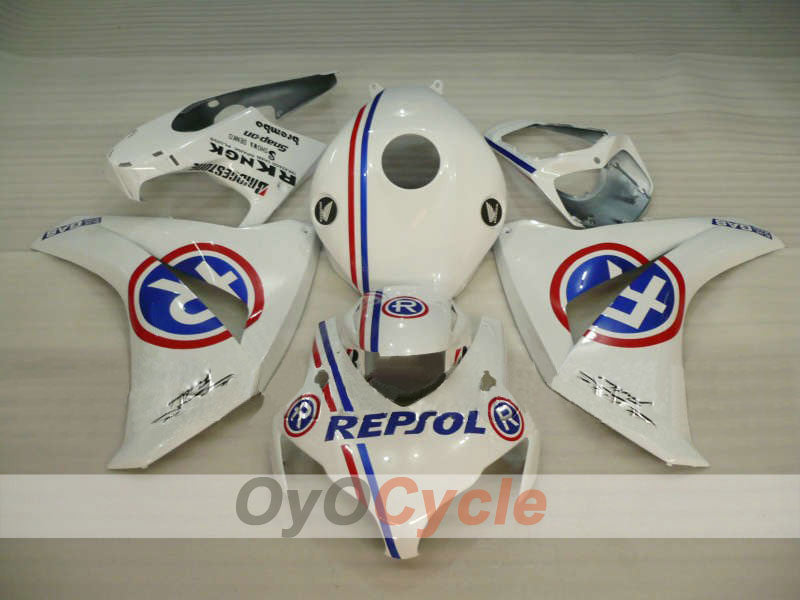 Kit de carénage injecté pour CBR1000RR 08-11 - Bleu, blanc - Repsol #OYO87900724 Image principale du produit