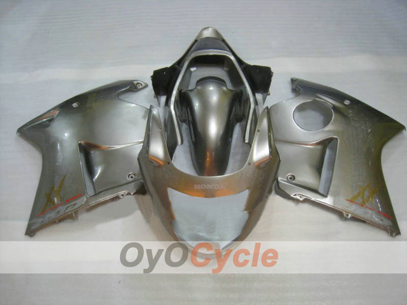Kit de carénages à injection pour CBR1100XX 96-07 - Argenté - Style d'origine #OYO87902807
