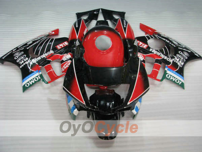 Kit de carénage pour Honda CBR600 F2 91-94 - Rouge, Noir - JOMO #OYO87903064 Image principale du produit