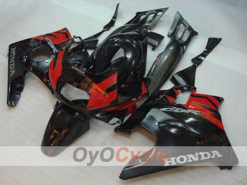 Kit de carénage pour Honda CBR600 F2 91-94 - Rouge, Noir - Style d'usine #OYO87903067