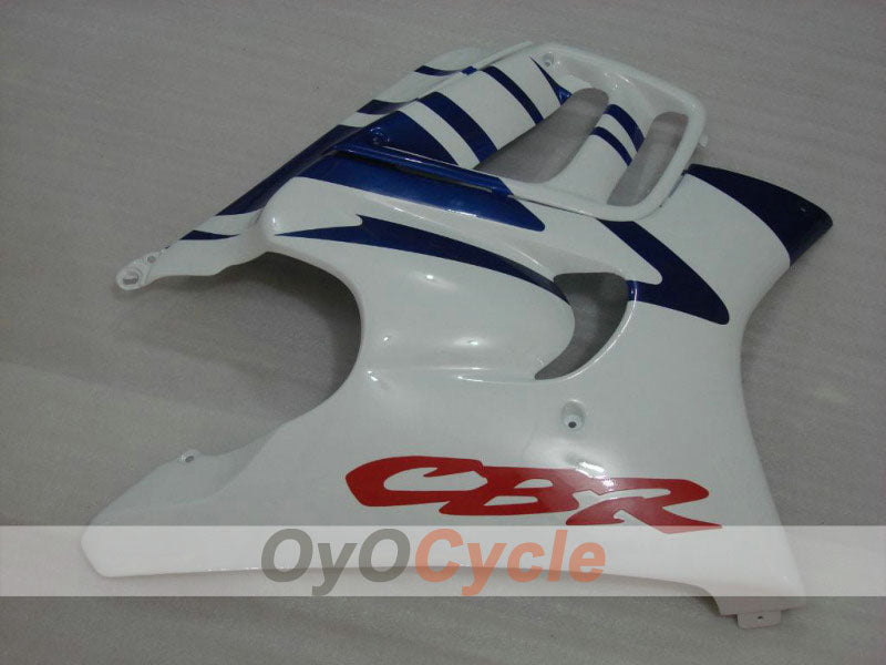 Kit de carénage à injection pour CBR600F3 97-98 - Rouge, Blanc - Style d’origine #OYO87900094