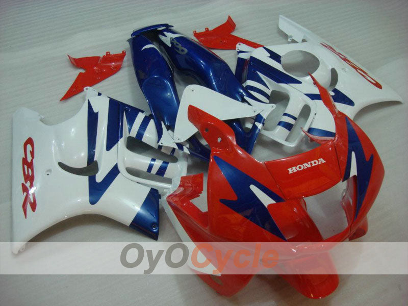 Kit de carénage à injection pour CBR600F3 97-98 - Rouge, Blanc - Style d’origine #OYO87900094