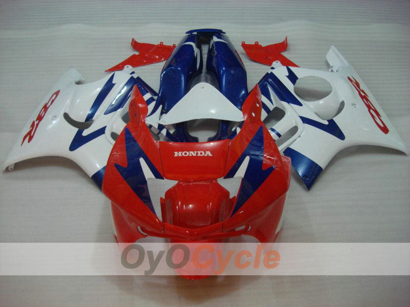 Kit de carénage à injection pour CBR600F3 97-98 - Rouge, Blanc - Style d’origine #OYO87900094
