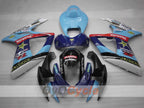 Kit de carénages à injection pour GSX R600 06-07 - Bleu, Noir - DUNLOP #OYO87901466