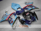 Kit de carénages à injection pour GSX R600 06-07 - Bleu, Noir - DUNLOP #OYO87901466
