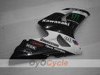 Kit de carénage à injection pour NINJA ZX-6R 03-04 - Blanc, Noir - Monster #OYO87901810