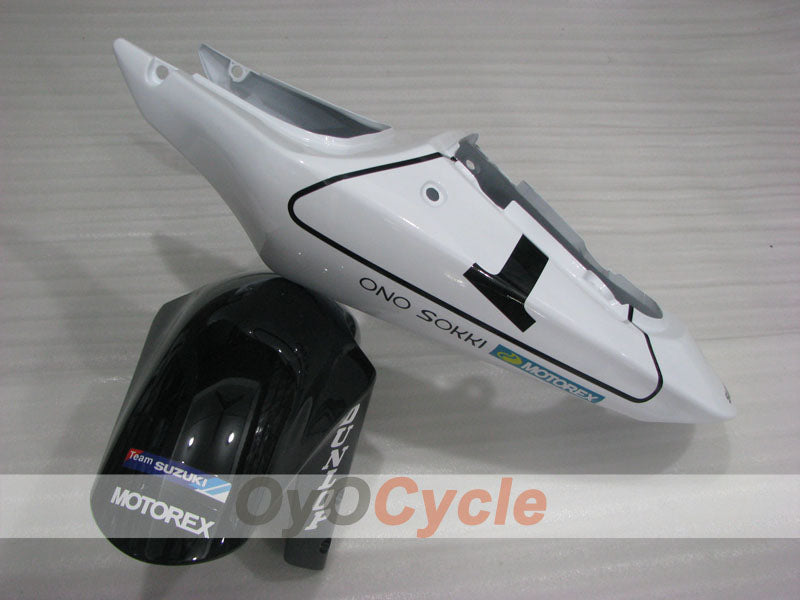 Kit de carénage à injection pour GSX R1000 00-02 - Bleu, Blanc - DUNLOP #OYO87905182