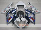 Kit de carénage à injection pour GSX R600 01-03 - Bleu, blanc - DUNLOP #OYO87905081