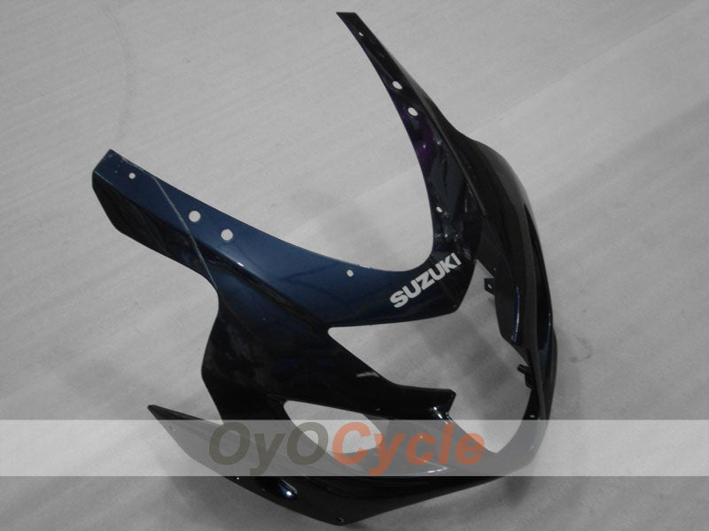 Kit de carénages injectés pour GSX R750 04-05 - Noir, Gris - Style usine #OYO87901172