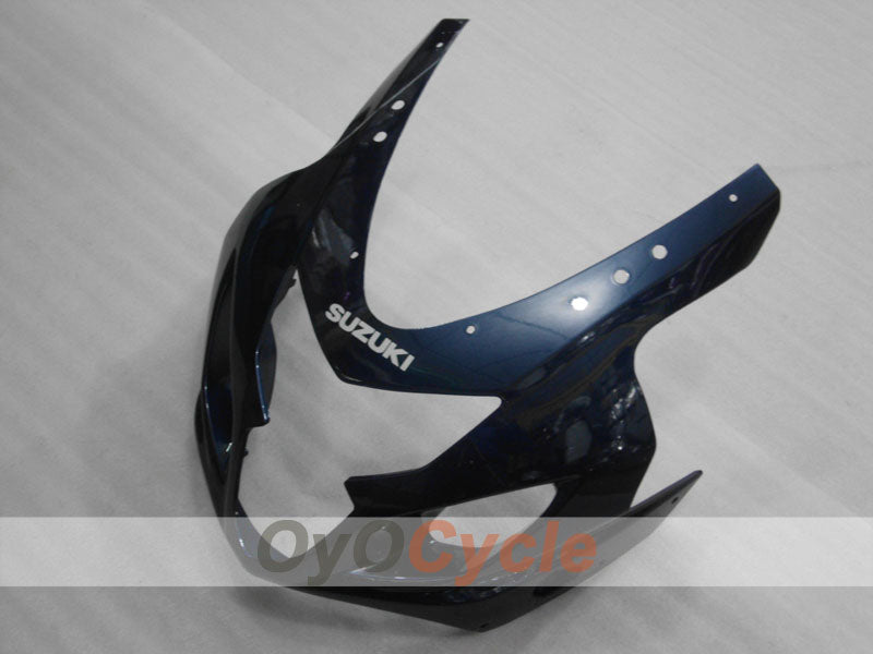 Kit de carénages injectés pour GSX R750 04-05 - Noir, Gris - Style usine #OYO87901172