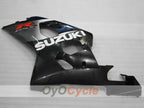Kit de carénage à injection pour GSXR600 04-05 - Noir, Gris - Style usine #OYO87901210