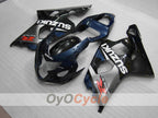 Kit de carénages injectés pour GSX R750 04-05 - Noir, Gris - Style usine #OYO87901172