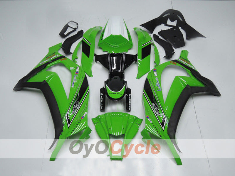 Kit de carénage injecté pour NINJA ZX-10R 11-15 - Vert, noir - Style d'origine #OYO87903127 Image principale du produit