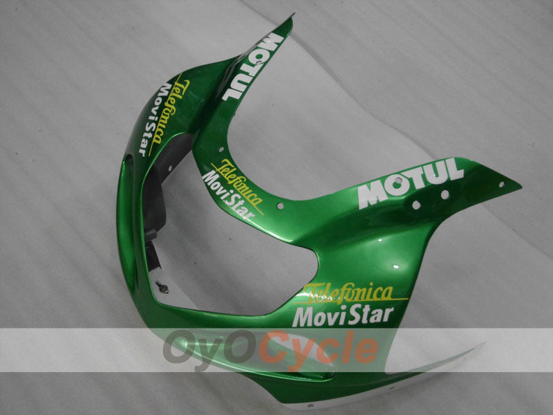 Kit de carénage à injection pour GSX R750 00-03 - Vert - MOTUL #OYO87905143