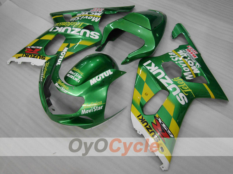 Kit de carénage à injection pour GSX R1000 00-02 - Vert - MOTUL #OYO87905189 Image secondaire du produit