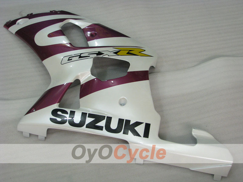 Carénage latéral gauche et droit pour Suzuki 00-03 GSXR750 #OYO87908808