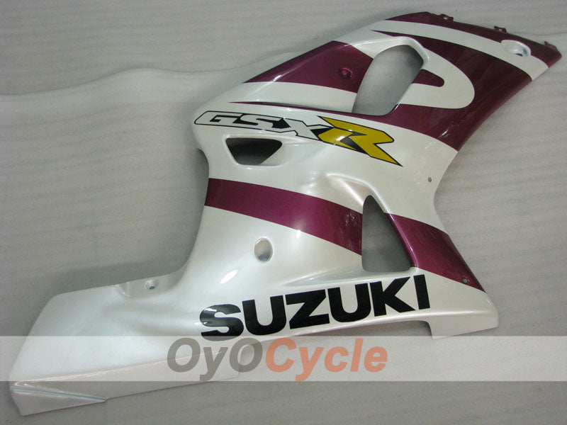 Kit de carénage à injection pour GSX R750 00-03 - Violet, blanc - Style d’origine #OYO87905163