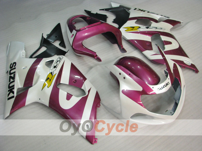 Kit de carénage à injection pour GSX R1000 00-02 - Violet, Blanc - Style d'origine #OYO87905209 Image principale du produit