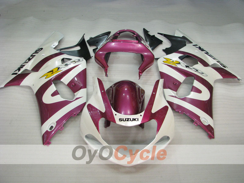 Kit de carénage à injection pour GSX R1000 00-02 - Violet, Blanc - Style d'origine #OYO87905209 Image secondaire du produit