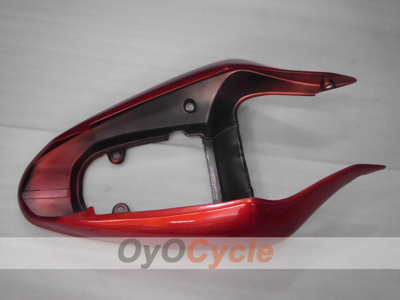 Kit de carénage à injection pour GSX R600 01-03 - Rouge, Noir - Style d'usine #OYO87901069