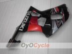 Kit de carénage à injection pour GSX R750 00-03 - Rouge, Noir - Style d'usine #OYO87901071