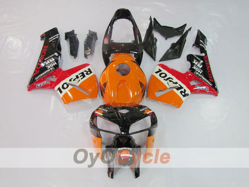 Kit de carénage à injection pour CBR600RR 05-06 - Orange, noir - MICHELIN, RK, Repsol #OYO87900331 Image principale du produit