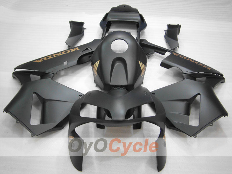 Kit de carénage à injection pour CBR600RR 03-04 - Noir, Mat - Style d'origine #OYO87902555