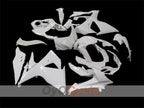 Kit de carénages injectés non peints pour GSX R1000 09-16 - Blanc - Style d’origine #OYO87902488