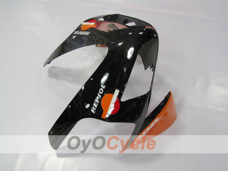 Kit de carénage à injection pour CBR600RR 03-04 - Orange, Noir - Repsol #OYO87902573