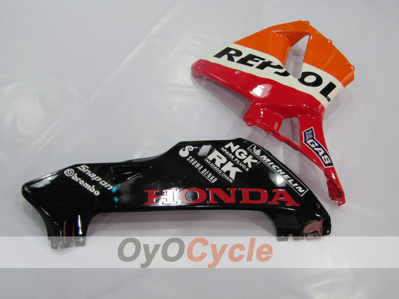 Kit de carénage à injection pour CBR600RR 03-04 - Orange, Noir - Repsol #OYO87902573