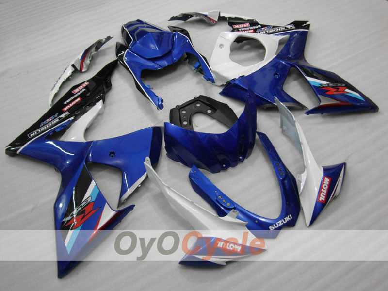 Kit de carénage à injection pour GSX R1000 09-16 - Bleu, Blanc - Style d'origine, MOTUL #OYO87902868 Image principale du produit