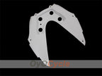 Kit de carénages injectés non peints pour GSX R1000 09-16 - Blanc - Style d’origine #OYO87902488