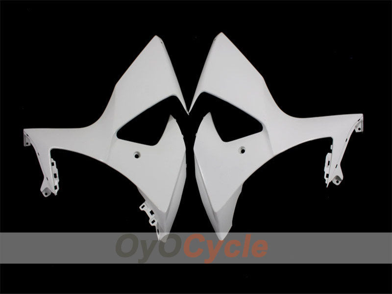 Kit de carénages injectés non peints pour GSX R1000 09-16 - Blanc - Style d’origine #OYO87902488