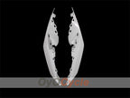 Kit de carénages injectés non peints pour GSX R1000 09-16 - Blanc - Style d’origine #OYO87902488