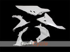 Kit de carénages injectés non peints pour GSX R1000 09-16 - Blanc - Style d’origine #OYO87902488