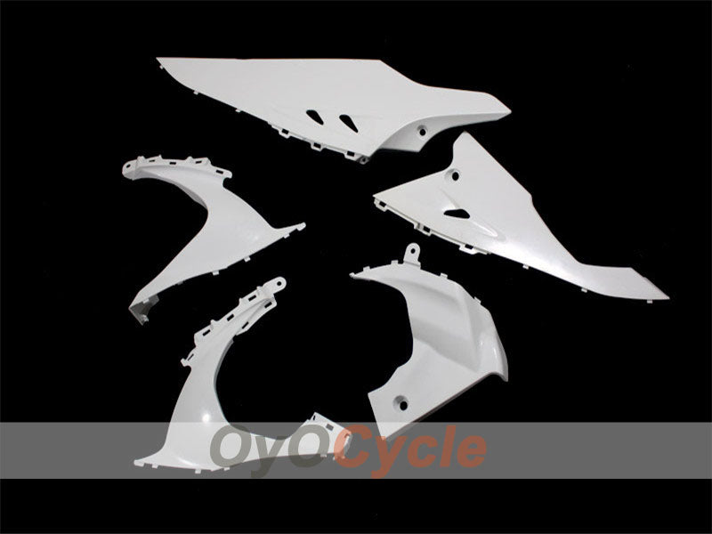 Kit de carénages injectés non peints pour GSX R1000 09-16 - Blanc - Style d’origine #OYO87902488