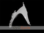 Kit de carénages injectés non peints pour GSX R1000 09-16 - Blanc - Style d’origine #OYO87902488