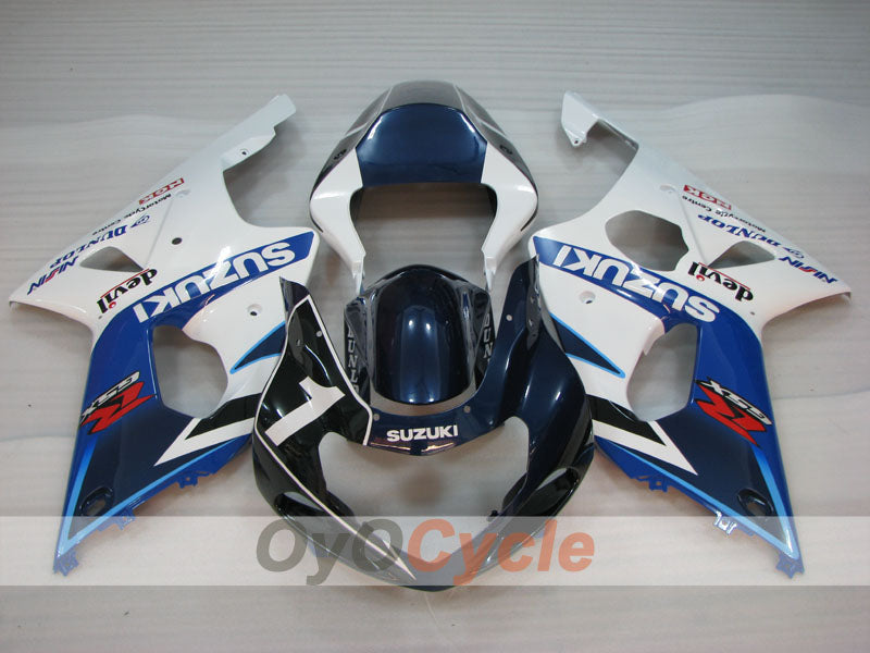Kit de carénage à injection pour GSX R600 01-03 - Bleu, Blanc - Style d'origine #OYO87905091 Image secondaire du produit